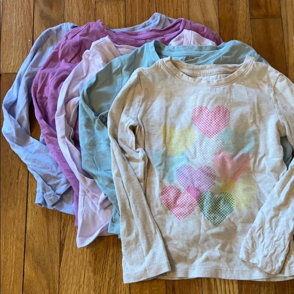 Sold as a set! 5 long sleeve shirts from Gap XS - Picture 6 of 7